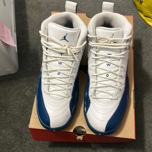 Air Jordan 12 retro white and blue